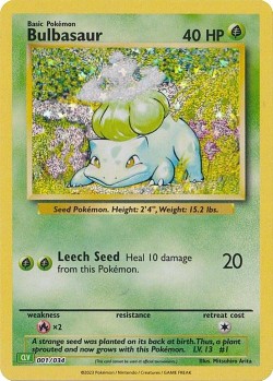 Carte Pokémon: Bulbasaur