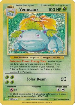 Carte Pokémon: Venusaur