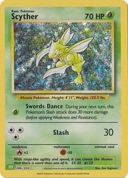 Carte Pokémon: Scyther