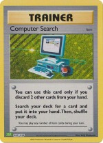 Carte Pokémon: Recherche informatique