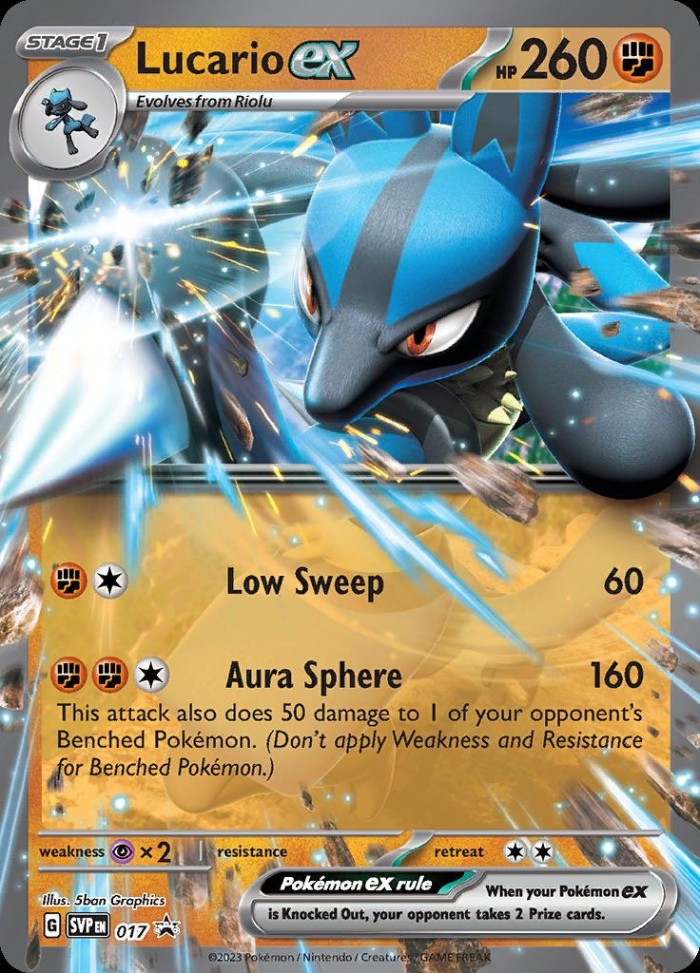 Carte Pokémon: Lucario ex [Lucario ex]