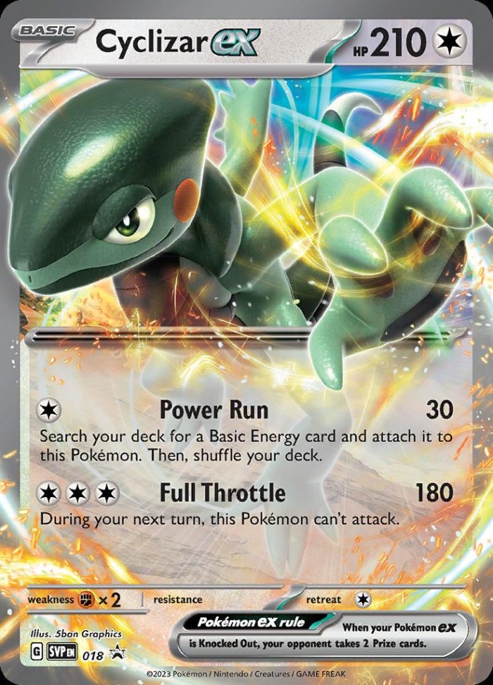 Carte Pokémon: Cyclizar ex [Motorizard ex]