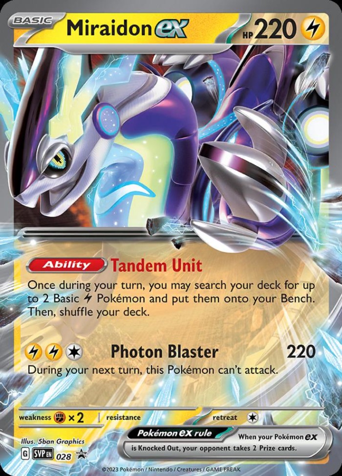 Carte Pokémon: Miraidon ex [Miraidon ex]