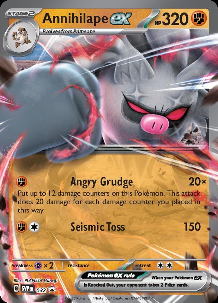 Carte Pokémon: Annihilape ex [Courrousinge ex]