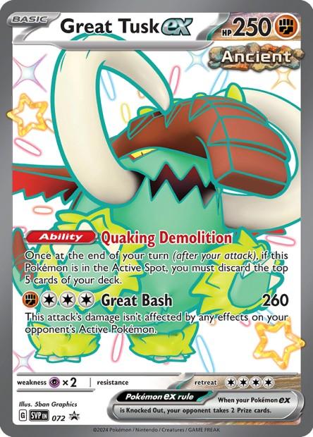 Carte Pokémon: Great Tusk ex [Fort-Ivoire ex]