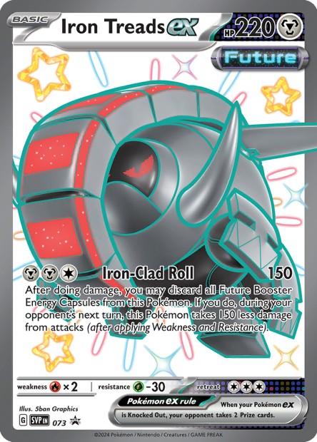 Carte Pokémon: Iron Treads ex [Roue-de-Fer ex]