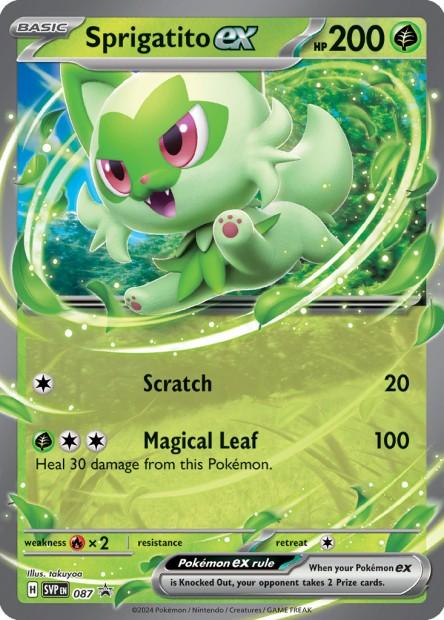 Carte Pokémon: Sprigatito ex [Poussacha ex]