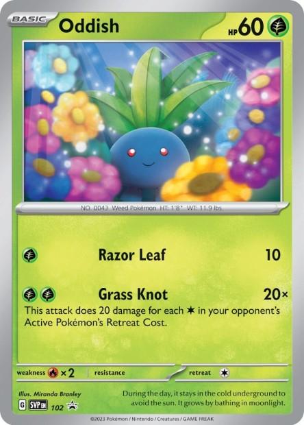 Carte Pokémon: Oddish [Mystherbe]