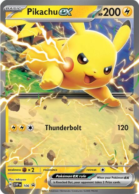 Carte Pokémon: Pikachu ex [Pikachu ex]