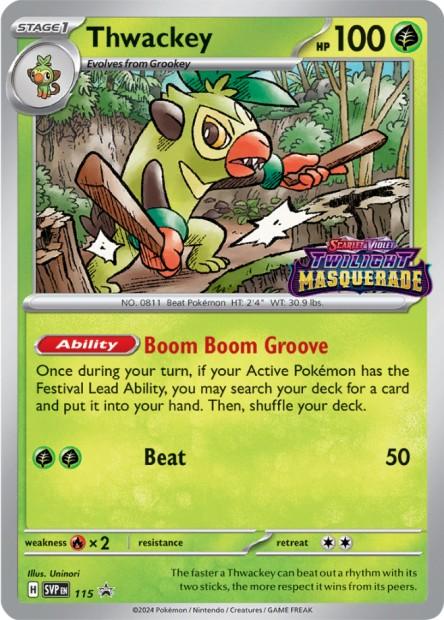 Carte Pokémon: Thwackey [Badabouin]