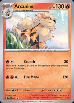 Carte Pokémon: Arcanine