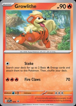 Carte Pokémon: Growlithe