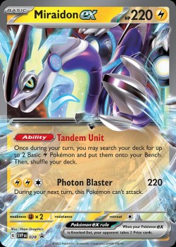 Carte Pokémon: Miraidon ex