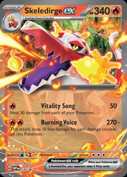 Carte Pokémon: Skeledirge ex