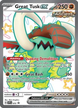 Carte Pokémon: Great Tusk ex