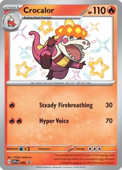 Carte Pokémon: Crocalor