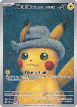 Carte Pokémon: Pikachu with Grey Felt Hat