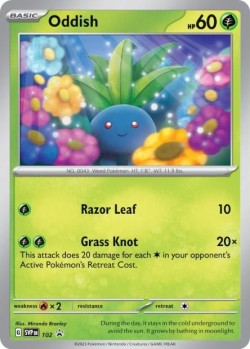 Carte Pokémon: Oddish