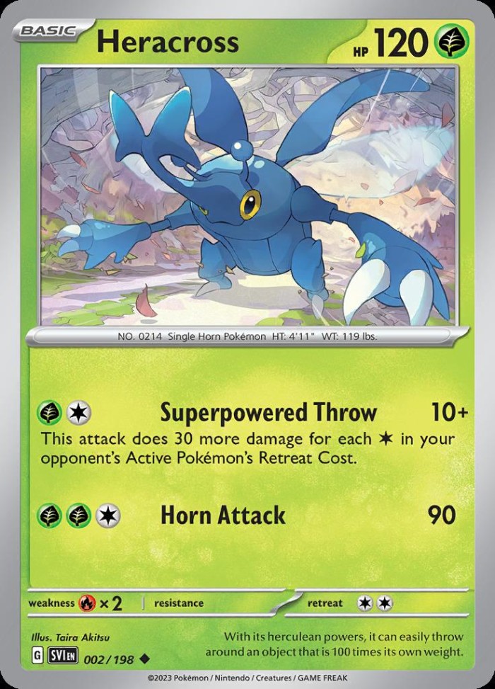 Carte Pokémon: Heracross [Scarhino]