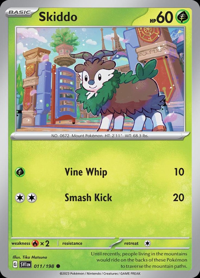 Carte Pokémon: Skiddo [Cabriolaine]