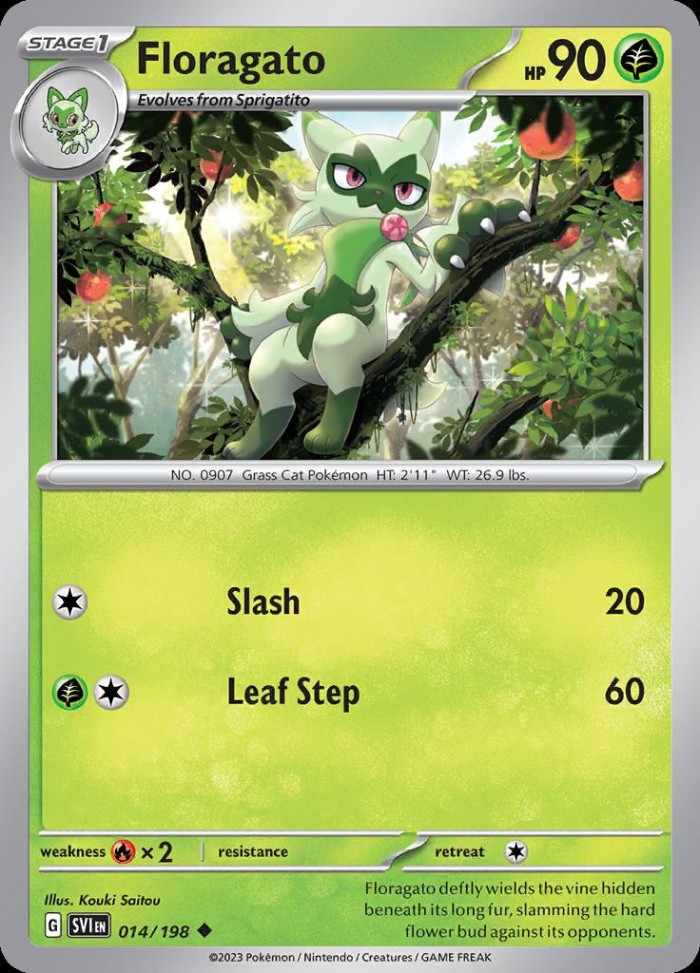 Carte Pokémon: Floragato [Matourgeon]