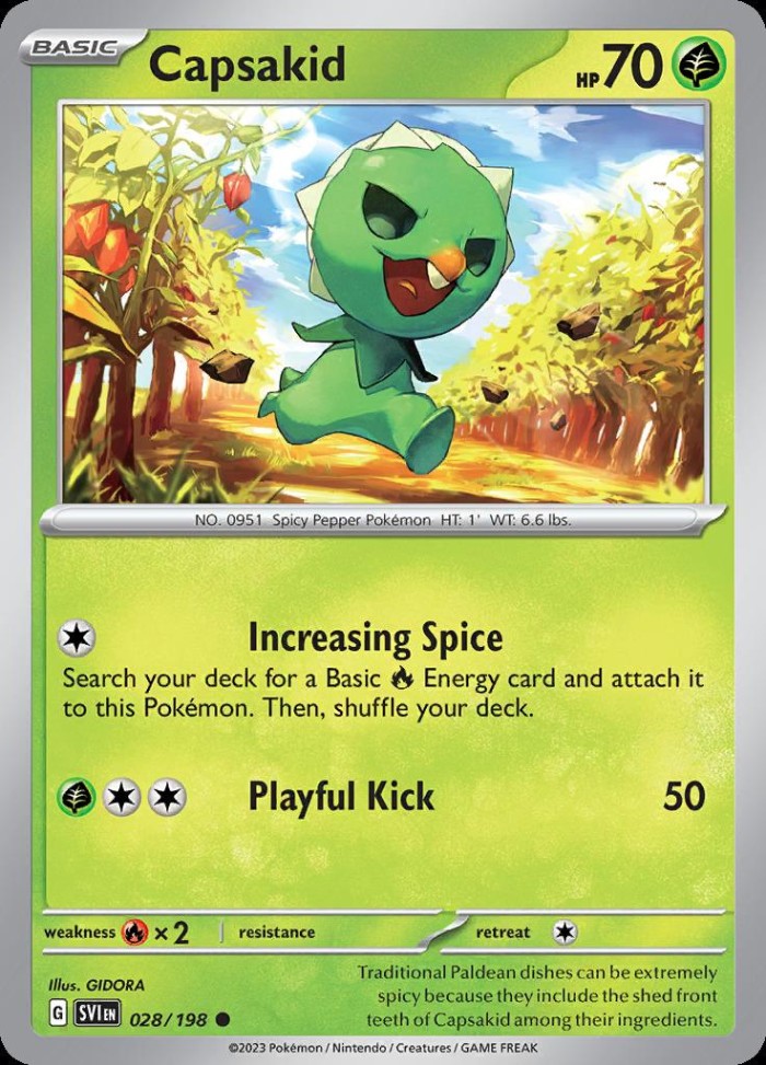 Carte Pokémon: Capsakid [Pimito]