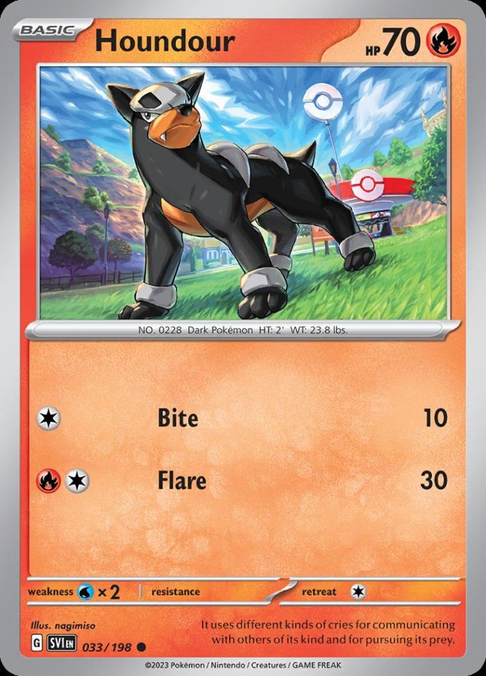 Carte Pokémon: Houndour [Malosse]