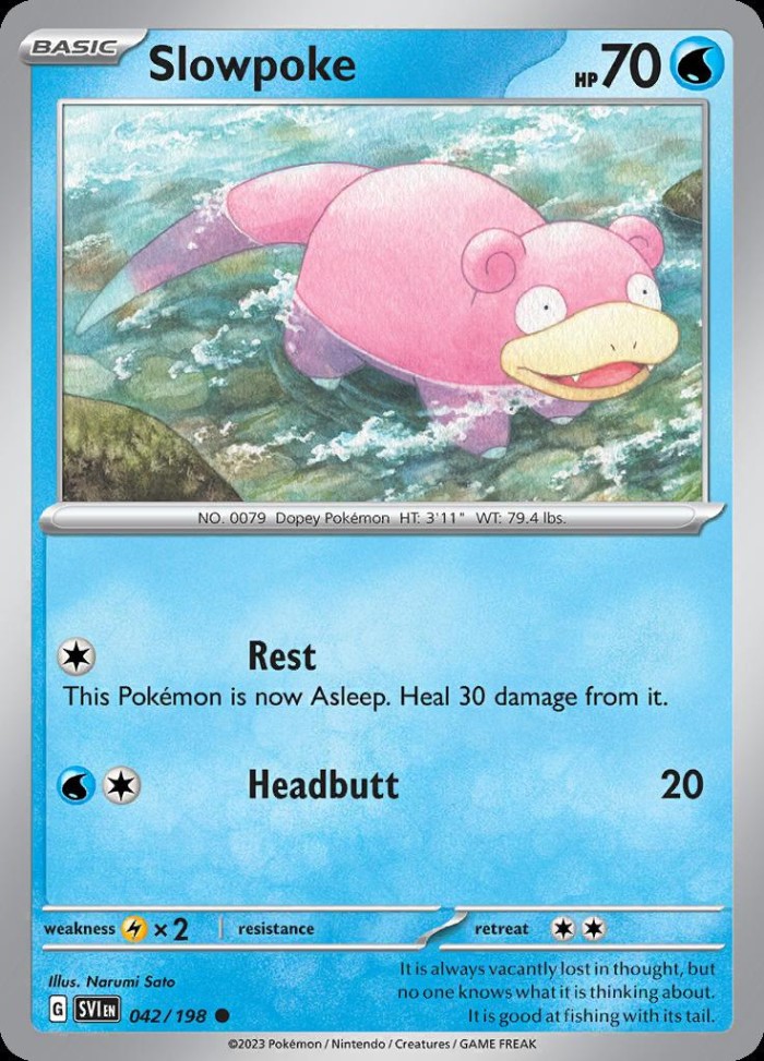 Carte Pokémon: Slowpoke [Ramoloss]