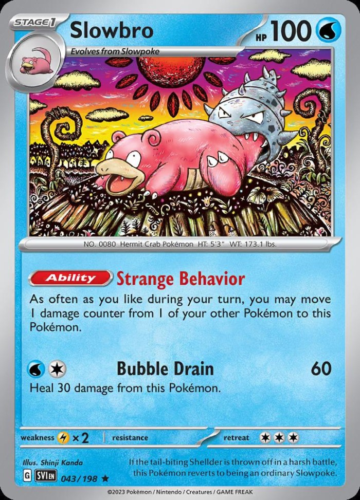 Carte Pokémon: Slowbro [Flagadoss]