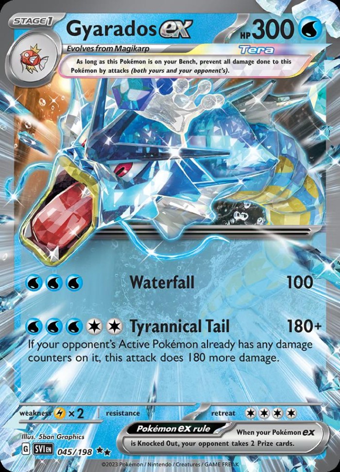 Carte Pokémon: Gyarados ex [Léviator ex]