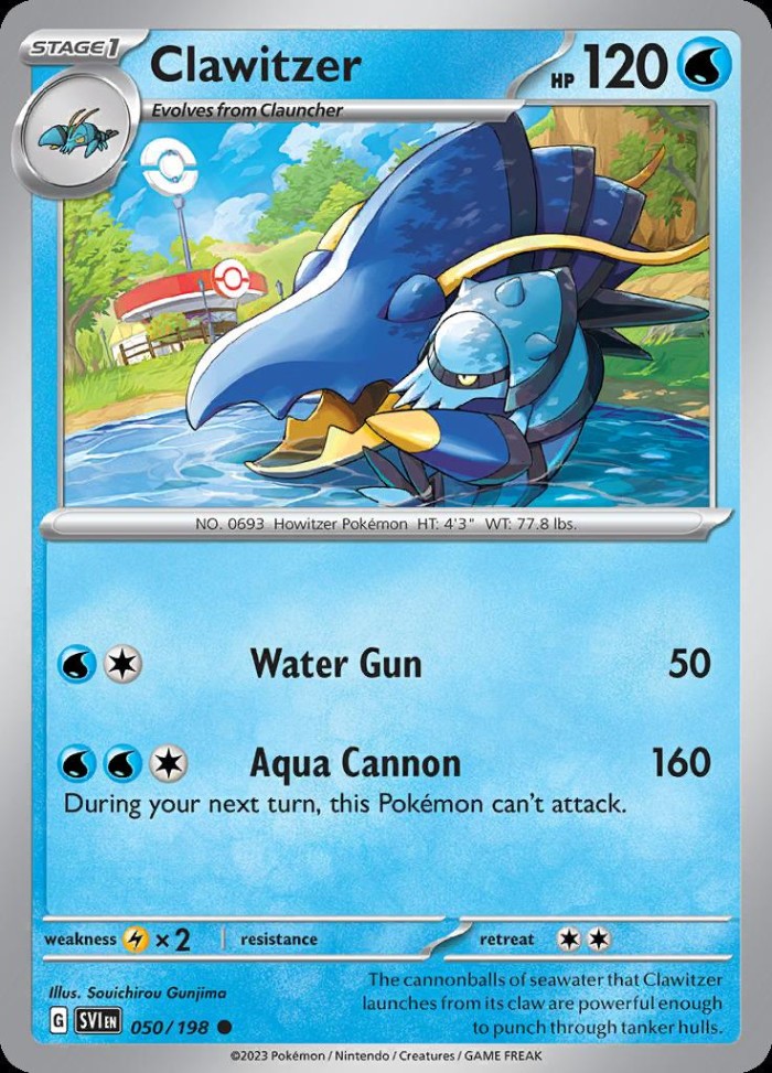 Carte Pokémon: Clawitzer [Gamblast]