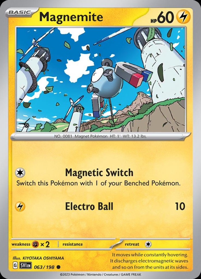 Carte Pokémon: Magnemite [Magnéti]