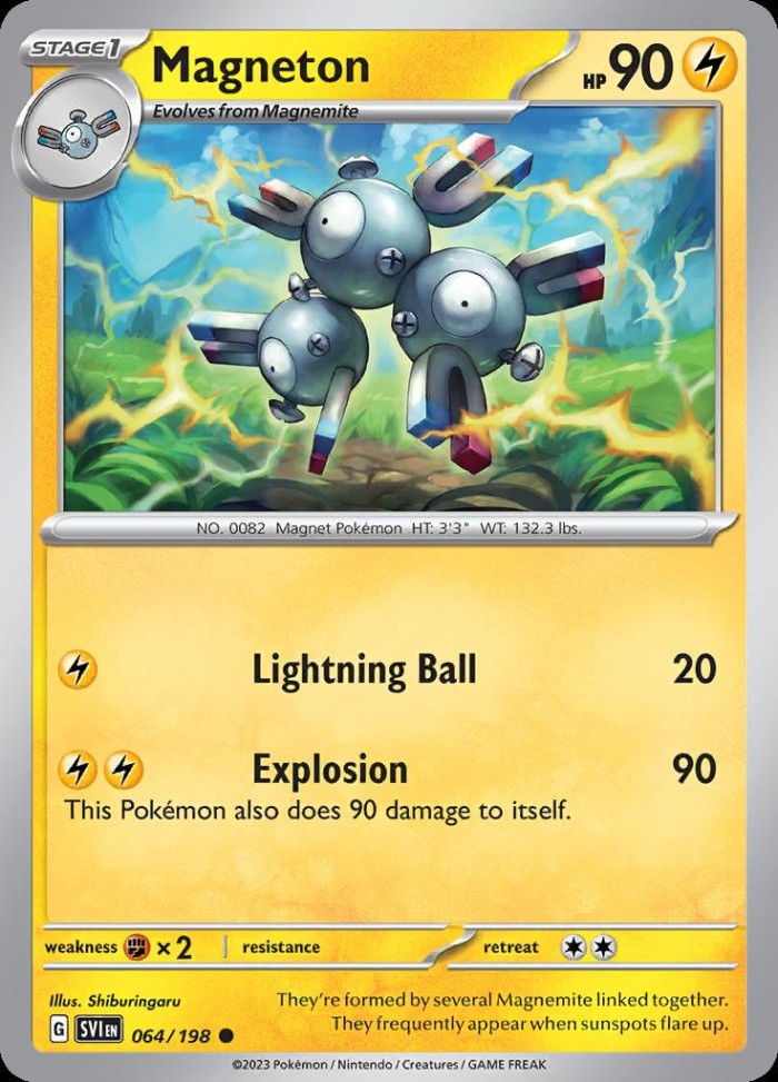 Carte Pokémon: Magneton [Magnéton]