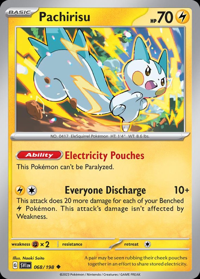 Carte Pokémon: Pachirisu [Pachirisu]