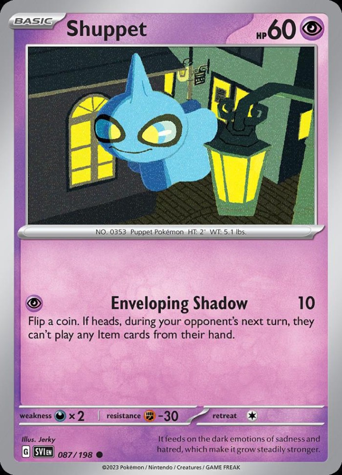 Carte Pokémon: Shuppet [Polichombr]