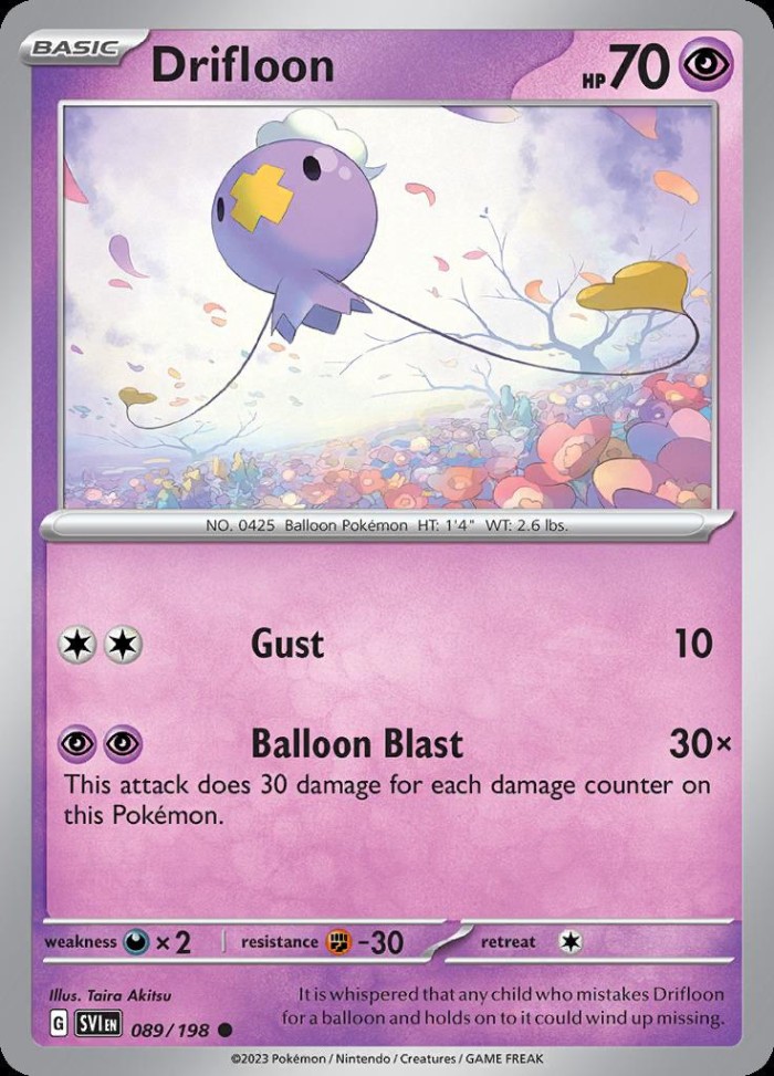 Carte Pokémon: Drifloon [Baudrive]