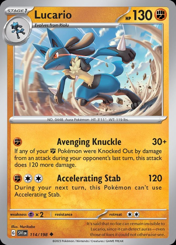 Carte Pokémon: Lucario [Lucario]