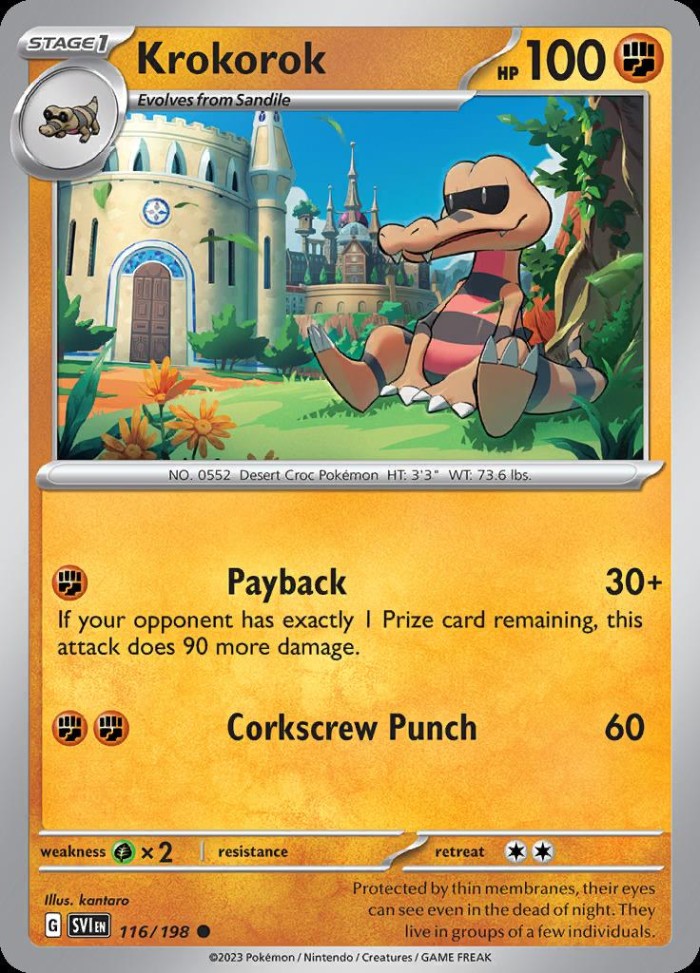 Carte Pokémon: Krokorok [Escroco]