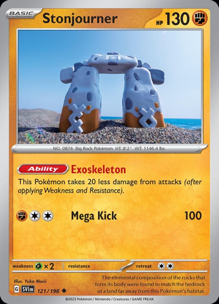 Carte Pokémon: Stonjourner [Dolman]