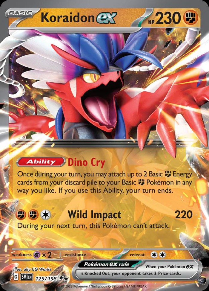 Carte Pokémon: Koraidon ex [Koraidon ex]