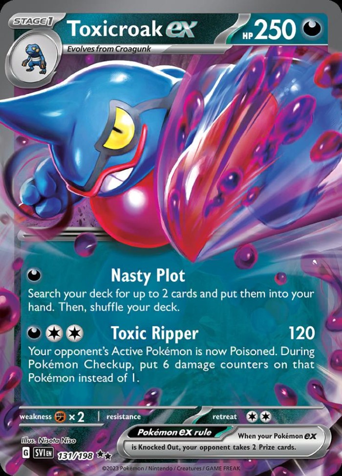 Carte Pokémon: Toxicroak ex [Coatox ex]