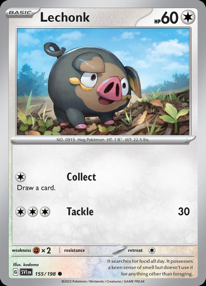 Carte Pokémon: Lechonk [Gourmelet]