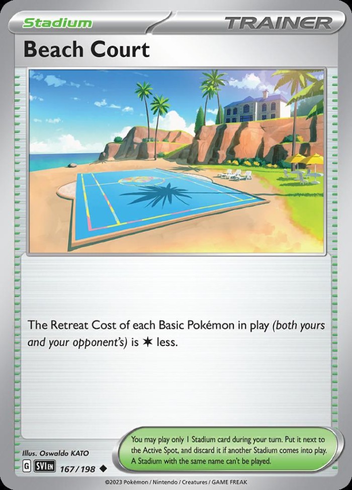 Carte Pokémon: Beach Court [Terrain de Plage]