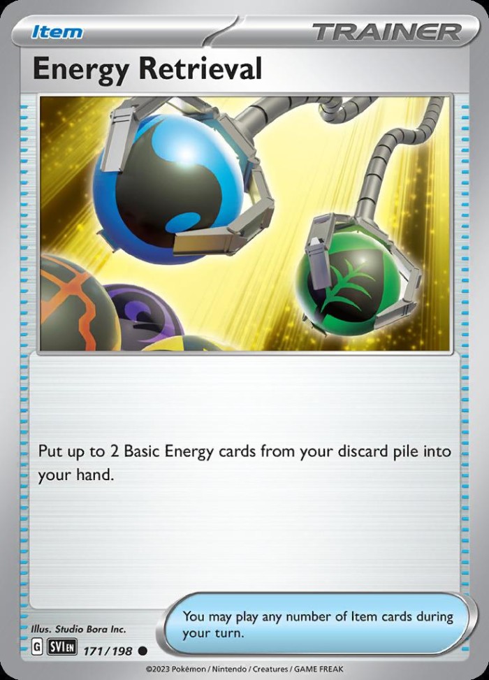 Carte Pokémon: Energy Retrieval [Récupération d'Énergie]