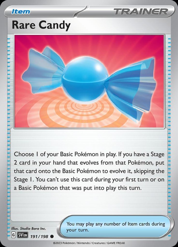 Carte Pokémon: Rare Candy [Super Bonbon]