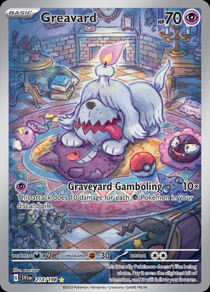 Carte Pokémon: Greavard [Toutombe]