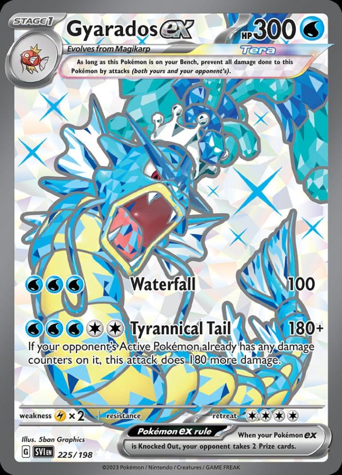 Carte Pokémon: Gyarados ex [Léviator ex]