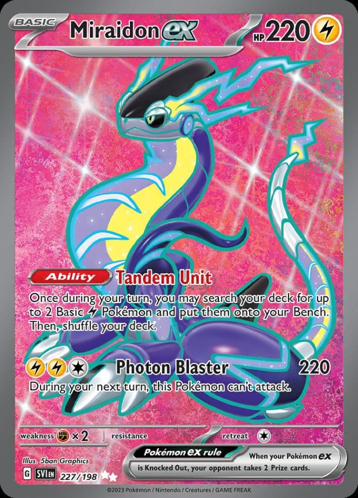 Carte Pokémon: Miraidon ex [Miraidon ex]