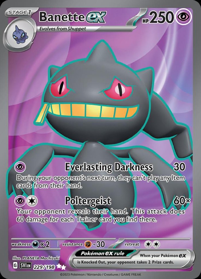 Carte Pokémon: Banette ex [Branette ex]