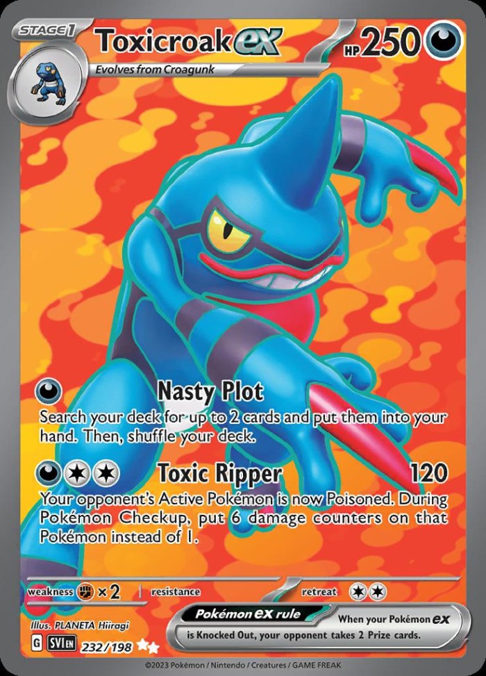 Carte Pokémon: Toxicroak ex [Coatox ex]